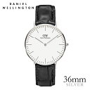 ダニエルウェリントン Daniel Wellington 36mm クラシック レディング リーディング シルバー 腕時計 ★ポイント10倍