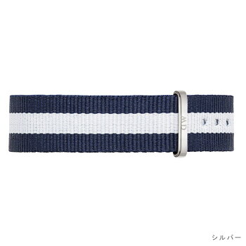 DanielWellington【ダニエルウェリントン】(クラシック36mm用付替バンド幅18mm)ナイロンストラップバンドグラスゴーローズシルバー腕時計ClassicGlasgow