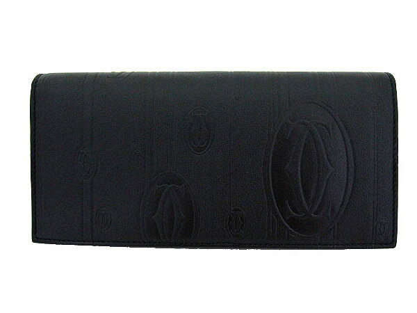 【送料無料】 Cartier L3001212 ブラック 長財布 パシャ マトリックス 型押し カルティエ
