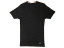 Paul Smith 400F RIB VネックTシャツ コットン ブラック ポールスミス 【10,000円以上で送料無料】　 【マラソン1106P05】