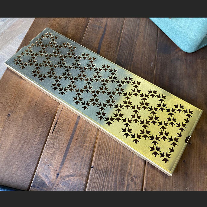 ハーフユニット 真鍮 ヴィンテージリーフ