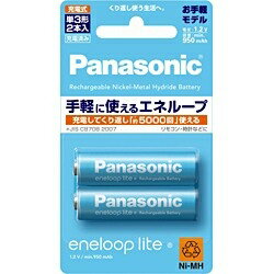 パナソニック BK-3LCC/2 【単3形ニッケル水素充電池】　2本　「eneloop l…...:biccamera:10485499