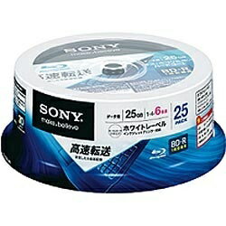 ソニー 6倍速対応 データ用Blu-ray BD-Rメディア （25GB・25枚） 25BNR1DC...:biccamera:10222110