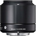 【送料無料】 シグマ 交換レンズ 60mm F2.8 DN【ソニーEマウント(APS-C用)】(ブラック)