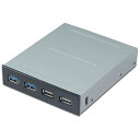 アイネックス 3.5インチベイ用 USB3.0/2.0フロントパネル PF-004A