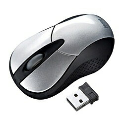 サンワサプライ ワイヤレスIR LEDマウス［2.4GHz・USB］　超小型（3ボタン・シ…...:biccamera:10481697