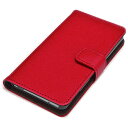 ラスタバナナ Xperia Z3 Compact用 手帳横型カバー SNAP レッド 1279Z3COM
