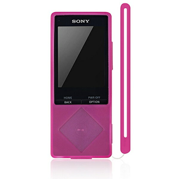 トリニティ WALKMAN A16／A17 シリコンケース（ローズピンク）　TR-SCWMA14-PK[TRSCWMA14PK][o-ksale]