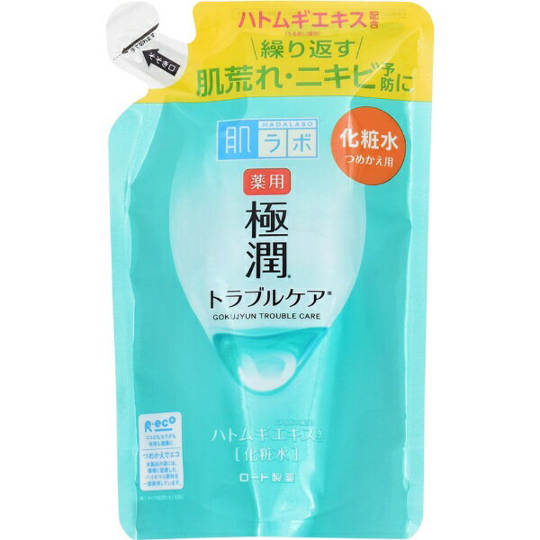 ロート製薬　ROHTO 肌研（ハダラボ) 極潤 薬用スキンコンディショナー（170ml) つめかえ用［化粧水］【wtcool】