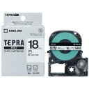 キングジム｜KING JIM 白ラベルテープ TEPRA(テプラ) PROシリーズ 白 SS18K 