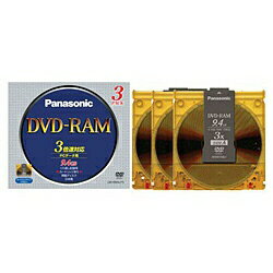 パナソニック LM-HB94LP3 2-3倍速対応 データ用DVD-RAMメディア （9.…...:biccamera:10005145