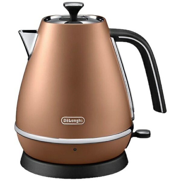 デロンギ　Delonghi KBI1200J 電気ケトル ディスティンタコレクション スタイルコッパー [1L][KBI1200J] [一人暮らし 単身 単身赴任 新生活 家電]