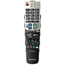 シャープ 純正テレビ用リモコン RRMCGB007WJSA【部品番号:0106380376】