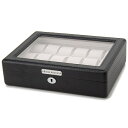 ロイヤルハウゼン 時計収納ケース(12本用) GC02-TP-12(ブラック)【並行輸入品】