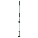 テラモト FXハンドルアルミ伸縮柄 1110~1800mm グリーン CL3741001