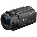 【送料無料】 ソニー メモリースティック/SD対応 64GBメモリー内蔵 4Kビデオカメラ(ブラック) FDR-AX40(BC)