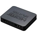 グリーンハウス 4K対応HDMI分配器(2分配)GH-HSPA2-BK【USB給電タイプ】