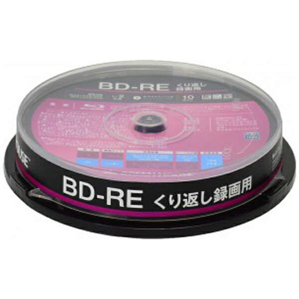 グリーンハウス 録画用BD-RE　1-2倍速　25GB　10枚 インクジェットプリンター対…...:biccamera:11325384