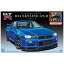 青島文化 AOSHIMA 【再生産】1/24 プリペイントモデル No.31 R34 スカイライン GT-R V-Spec II (ベイサイド ブルー)【代金引換配送不可】