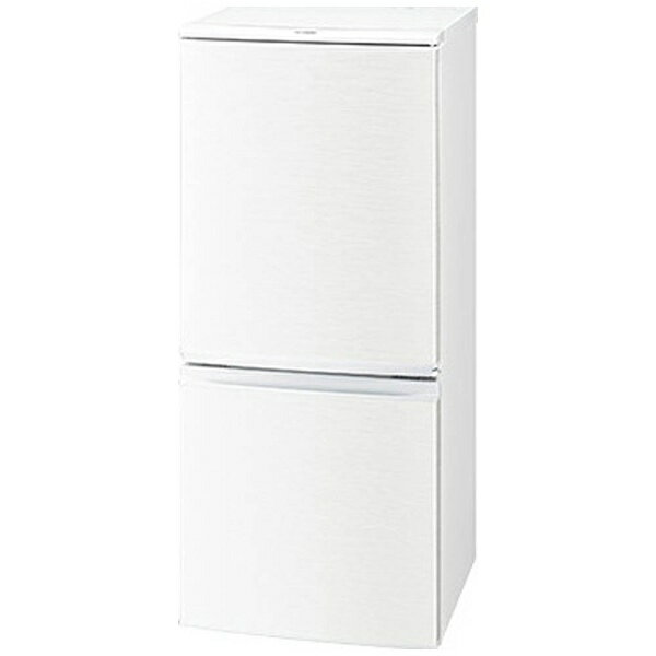 【標準設置費込み】 シャープ 2ドア冷蔵庫 （137L）　SJ-D14C-W ホワイト系