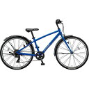 【送料無料】 ブリヂストン 24型 子供用自転車 シュライン(F.Xグリッターブルー/7段