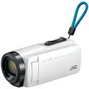 【送料無料】 JVC SD対応 32GBメモリー内蔵 防水・防塵・耐衝撃フルハイビジョンビデオカメラ(シャインホワイト) GZ-R470-W