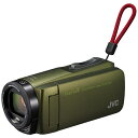 【送料無料】 JVC SD対応 32GBメモリー内蔵 防水・防塵・耐衝撃フルハイビジョンビデオカメラ(カーキ) GZ-R470-G