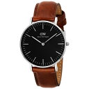 ダニエルウェリントン Daniel Wellington クラシックブラックセントモーズ(CLASSIC BLACK ST.MAWES) DW00100142【並行輸入品】