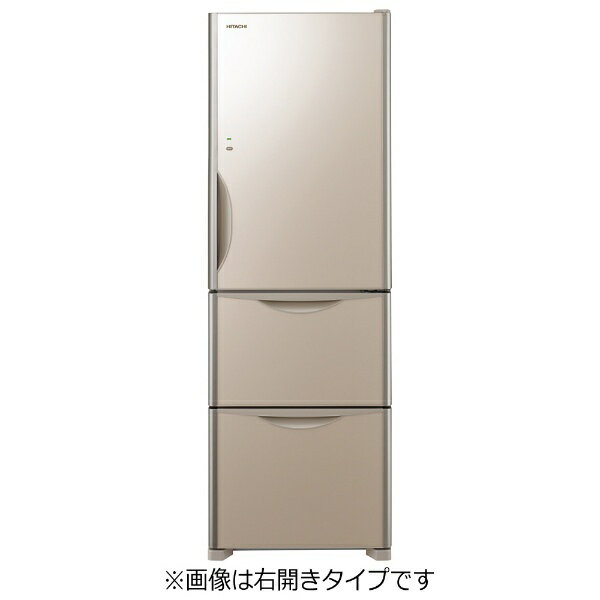 【標準設置費込み】 日立 3ドア冷蔵庫 ［左開き］（375L）　R-S3800HVL-XN…...:biccamera:11586826