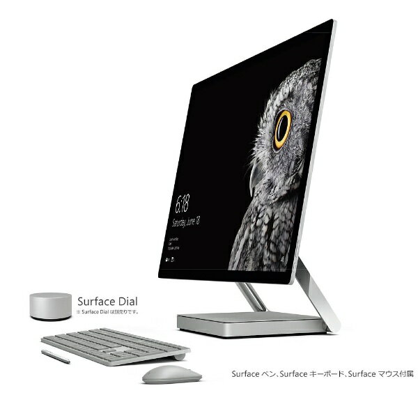 【送料無料】 マイクロソフト Surface Studio 28型デスクトップPC［Office付き・Win10 Pro・Core i7・SSD 128GB＋HDD 1TB・メモリ 16GB］　42Q-00012　（2017年6月モデル・シルバー）[42Q00012]