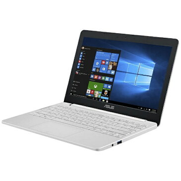 【送料無料】 ASUS 11.6型ノートPC［Win10 Home・Celeron・eMMC 64GB・メモリ 4GB］　ASUS VivoBook E203NA　パールホワイト　E203NA-464W　（2017年7月モデル）[E203NA464W]