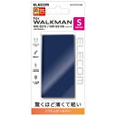 エレコム Walkman Sシリーズ用ソフトレザーカバー (ブルー) AVS-S17PLFUBU