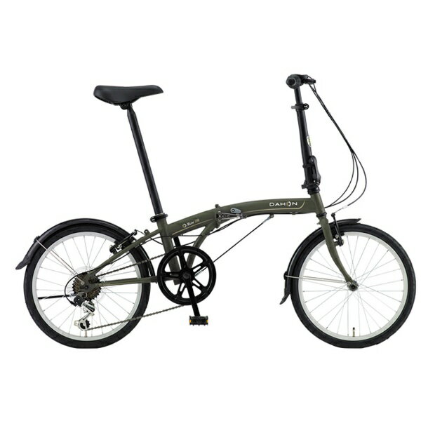 【送料無料】 DAHON 20型 折りたたみ自転車 SUV D6(マットカーキ/6段変速)【組立商品につき返品不可】 【代金引換配送不可】【メーカー直送・代金引換不可・時間指定・返品不可】