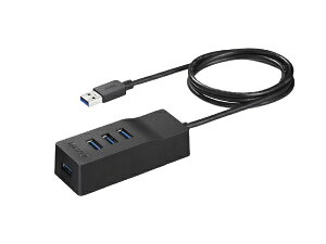 BUFFALO｜バッファロー BSH4A110U3 USBハブ ブラック [バス＆セルフパワー /4ポート /USB3.0対応][BSH4A110U3BK]