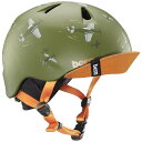 BERN バーン 子供用ヘルメット NINO ALL SEASON (Matte Green Dogfight/ XS-Sサイズ:48~51.5cm) BE-VJBMGDV-11