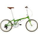 【送料無料】 DAHON 20型 折りたたみ自転車 Boardwalk D7(グリーンティー/外装7段変速