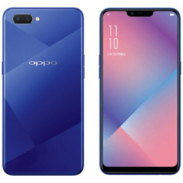 【送料無料】 OPPO OPPO R15 Neo ダイヤモンドブルー Android 8.1 6.2型 メモリ/ストレージ:4GB/64GB nanoSIM×2 SIMフリースマートフォン