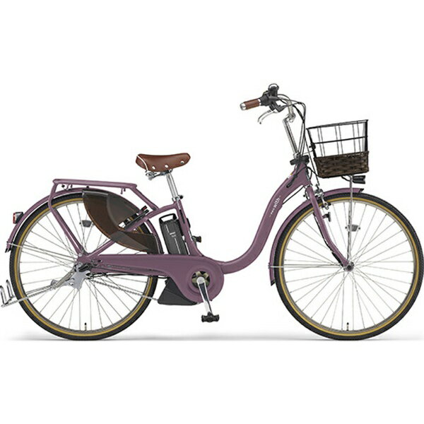 ヤマハ　YAMAHA 26型 電動アシスト自転車 PAS With DX(ワインレッド/内装3段変速)PA26BGWD9【2019年モデル】【組立商品につき返品不可】 【代金引換配送不可】【メーカー直送・代金引換不可・時間指定・返品不可】の画像
