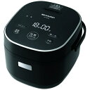シャープ SHARP KS-CF05A-B 炊飯器 ブラック...