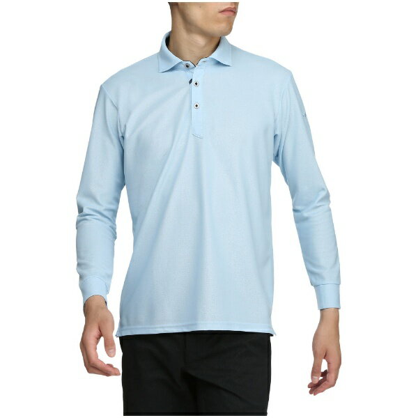 ミズノ　mizuno メンズ ゴルフウエア 半袖シャツ シャツ衿(Mサイズ/クールブルー)52MA9A3019の画像