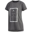 アディダス adidas トレーニングウェア M4T メッセージプリントTシャツ レディース Mサイズ (ブラック) FTF46
