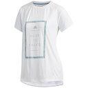 アディダス adidas トレーニングウェア M4T メッセージプリントTシャツ レディース Sサイズ (ホワイト) FTF46