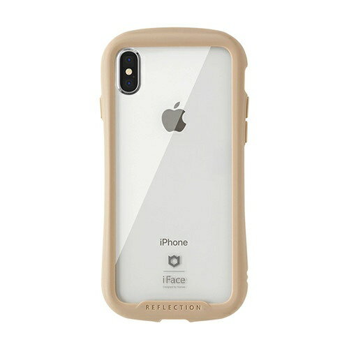 HAMEE｜<strong>ハミィ</strong> ［iPhone XS/X専用］iFace Reflection強化ガラスクリアケース 41-907191 ベージュ