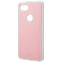 坂本ラヂヲ Glassty Glass Hybrid Shell Case for Pixel 3a XL CHC-54638PNK ピンク