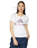 アディダス　adidas トレーニングウェア 半袖 ボス ホイル Tシャツ レディース Mサイズ (ホワイト) FSR74の画像