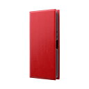 MSソリューションズ Xperia Ace 薄型手帳型ケース 「PRIME」 レッド LP-19SX2LPRD レッド