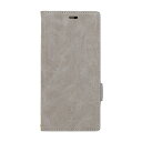 ナチュラルデザイン NATURAL design Xperia XZ3専用手帳型ケース Style Natural Gray XZ3-VS01