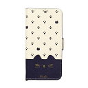 ナチュラルデザイン NATURAL design AQUOS sense2専用手帳型ケース Minette Navy AQS2-MIN03