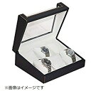 IGIMI IGIMIオリジナル 黒合皮 6本収納ウォッチボックス 窓付 IG-ZERO62-1