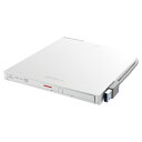 BUFFALO　バッファロー USB3.1(Gen1)対応ポータブルDVDドライブ 書き込みソフト添付 ホワイト DVSM-PTV8U3-WHA ホワイト[DVSMPTV8U3WHA]